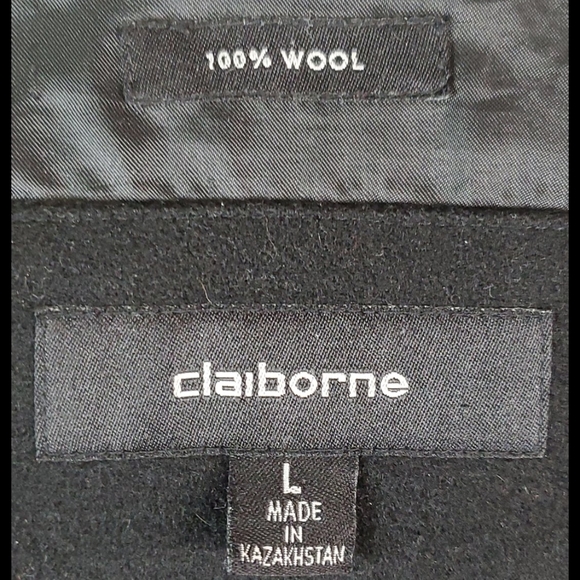 Liz Claiborne black wool jacket - Picture 7 of 8